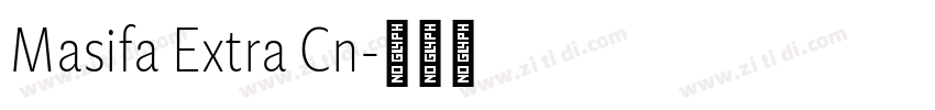 Masifa Extra Cn字体转换